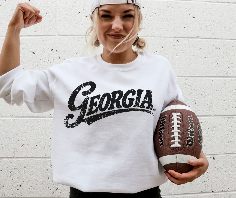Georgia (College Simple Vintage Style) - DTF
