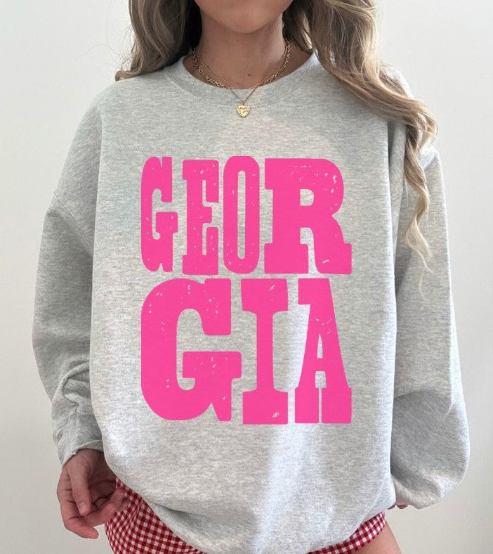 Georgia - Pink (Mixed Up States) - DTF