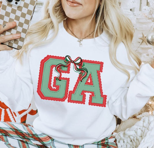 GA - Prepster Christmas State - DTF