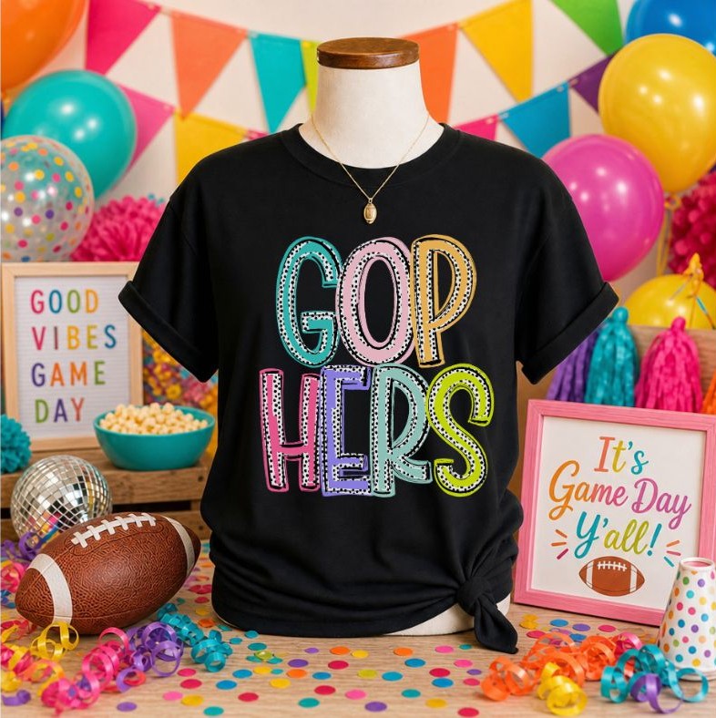 Gophers (Dixie Dots Mascot) - DTF