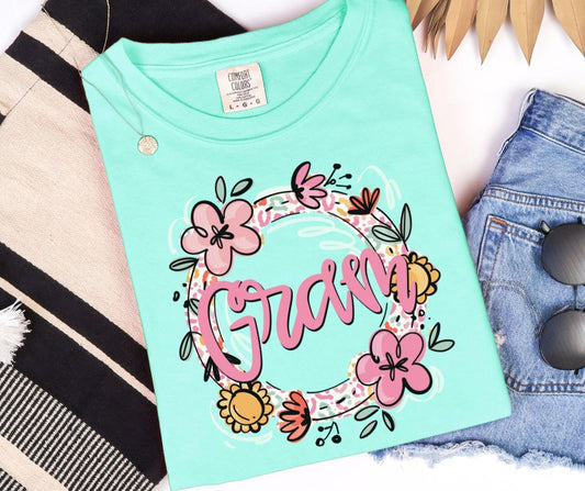 Gram (Colorful Floral Leopard) - DTF