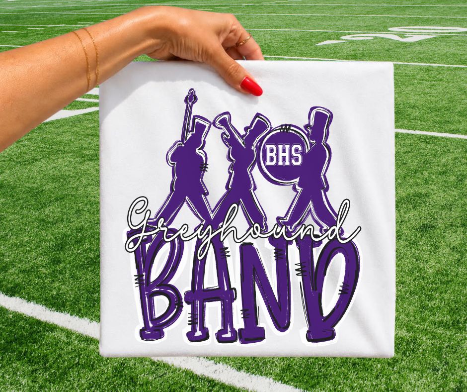 CUSTOM (Spirit Stack Band WITH SCHOOL LETTERS) - Design/Mock Up