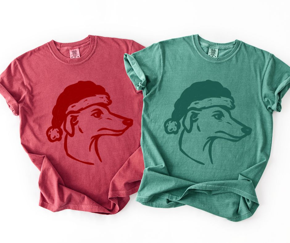 Greyhounds (Christmas Doodle Mascot) - DTF