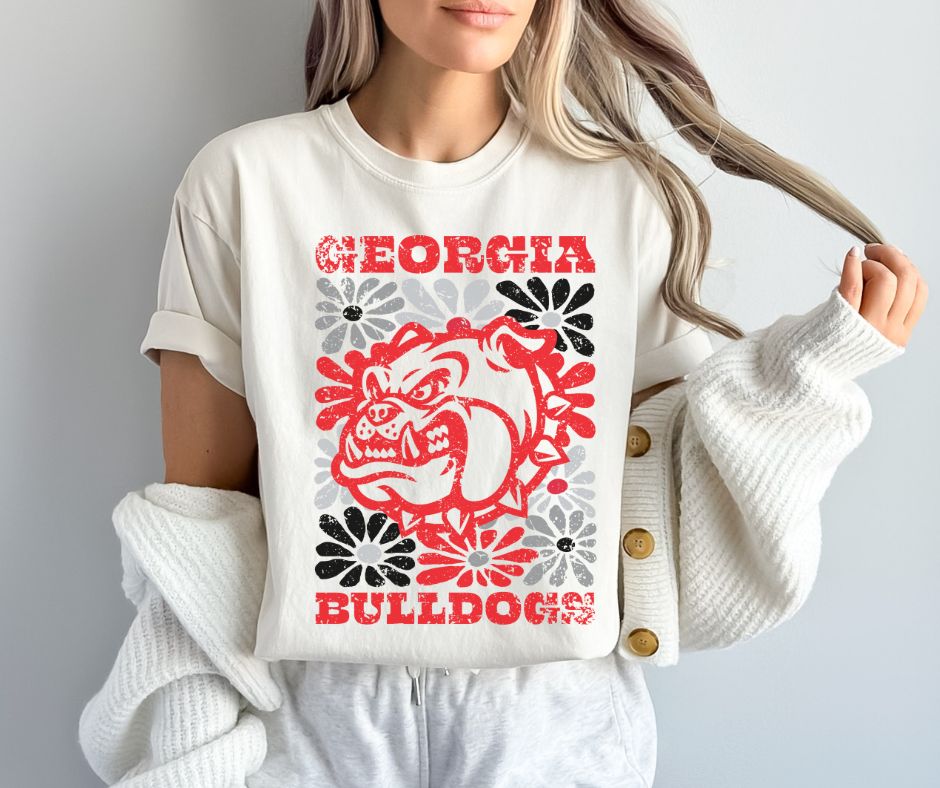 Georgia (Groovy Floral - College) - DTF