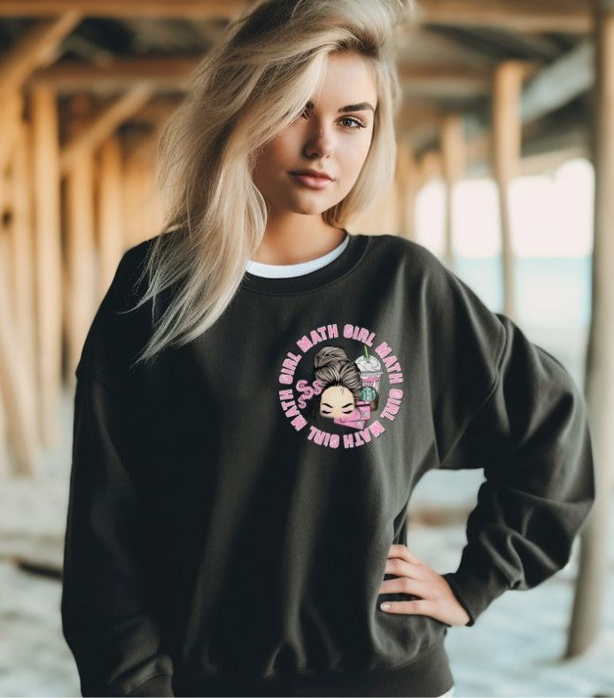 Girl Math (2-in-1 (front pocket/back design) - DTF