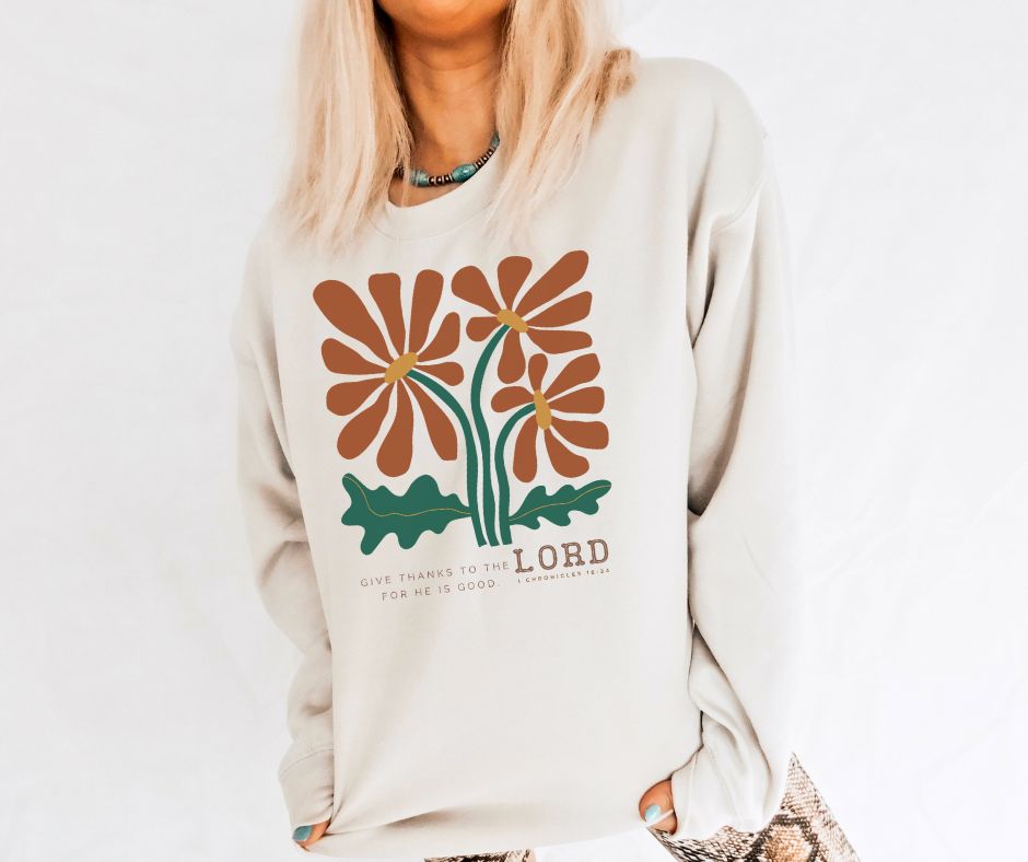 Give Thanks to the Lord (rust) - DTF