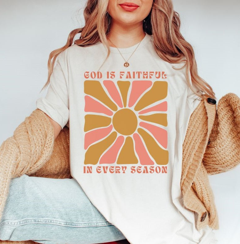 God is Faithful (coral) - DTF