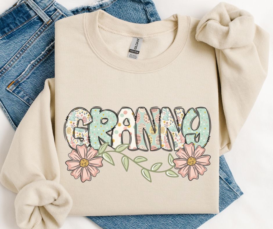 Granny (Easter Doodle Names) - DTF