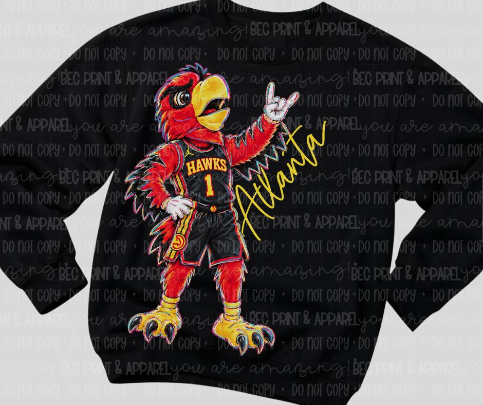 Hawks (Rockin NBA Mascot) - DTF