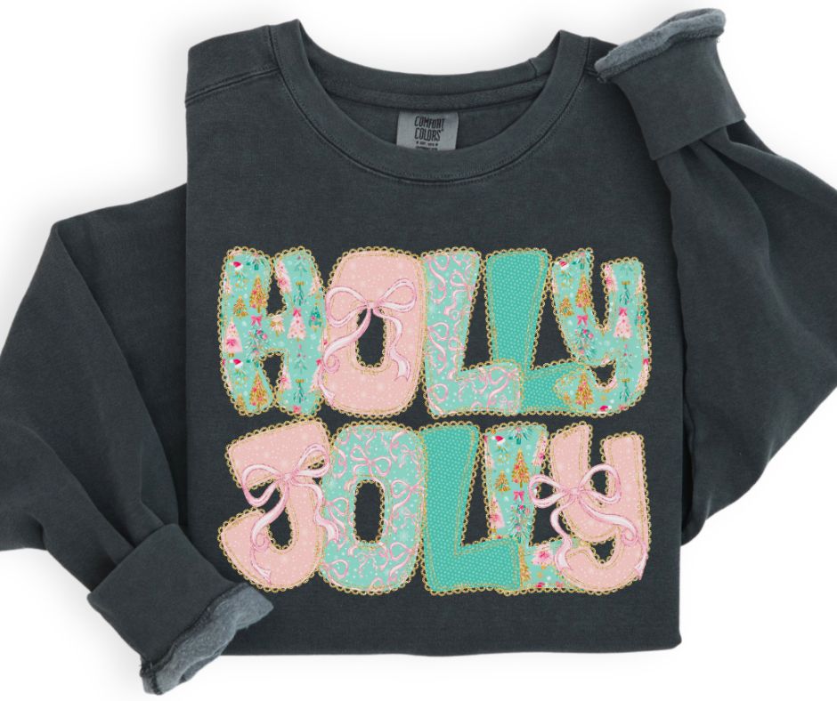 Holly Jolly (Pastel Bow) - DTF