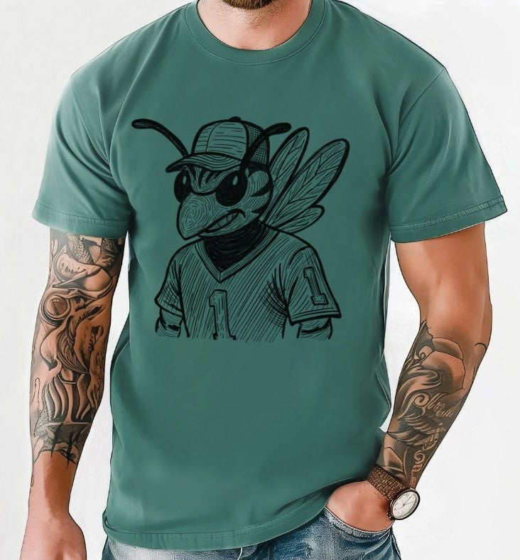 Hornet (Sketched Jersey Mascot) - DTF