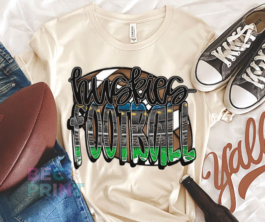 Huskies (Football Field Mascots) - DTF