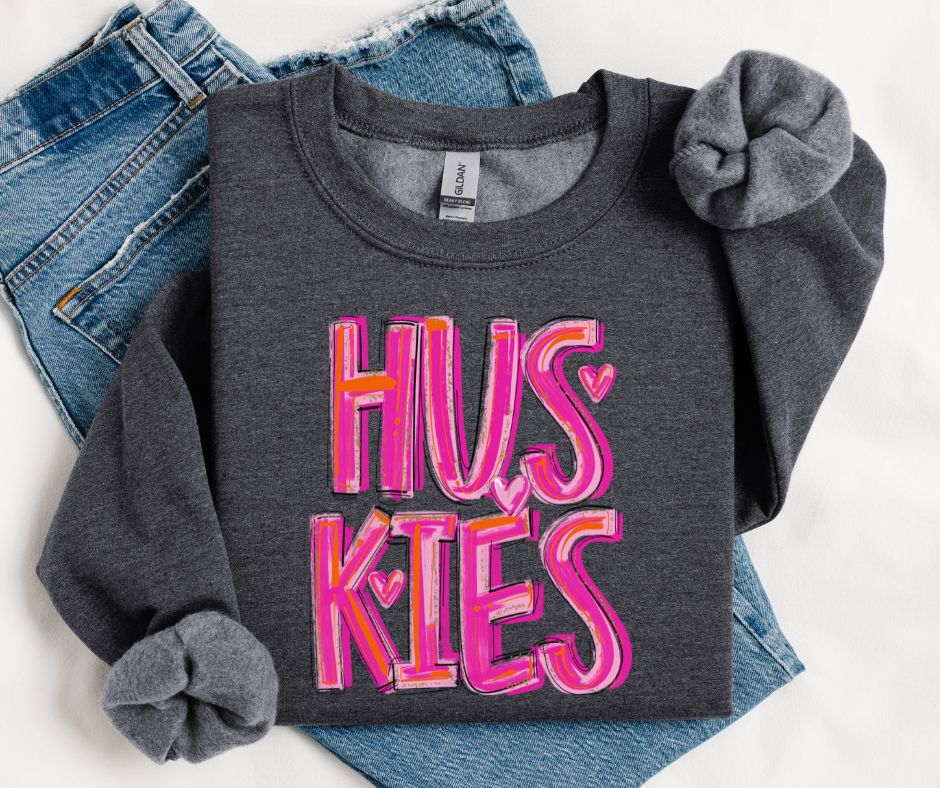 Huskies (Pretty in Pink) - DTF