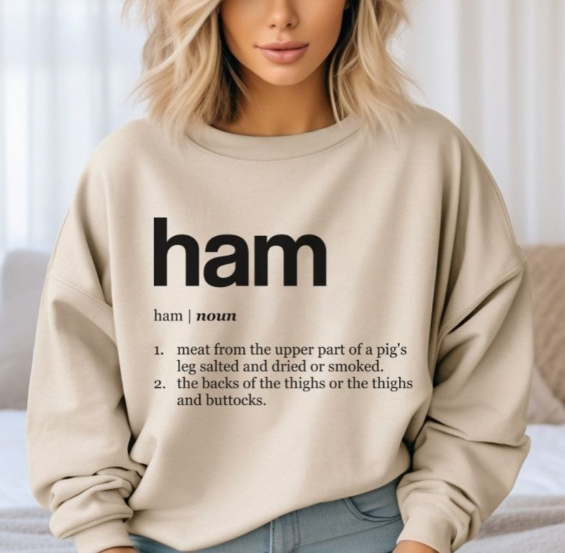 Thanksgiving Dinner Definitions - Ham - DTF
