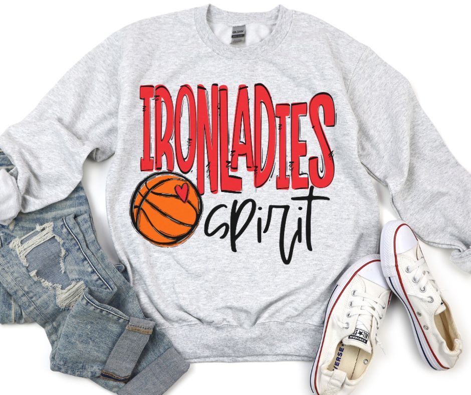 Team Go Spirit Ironladies (Basketball - Red) - DTF