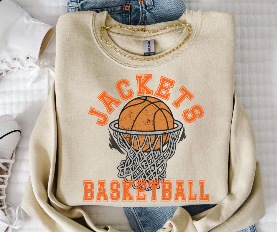 Jackets (Basketball Grunge Mascot) - DTF