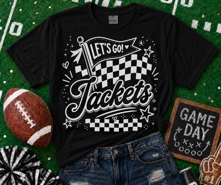 Jackets (Lets Go Doodle Check Mascot) - DTF