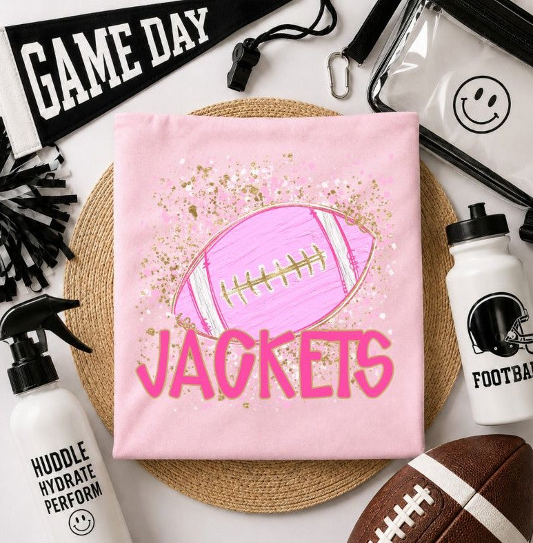 Jackets (Pink Splatter Mascot) - DTF