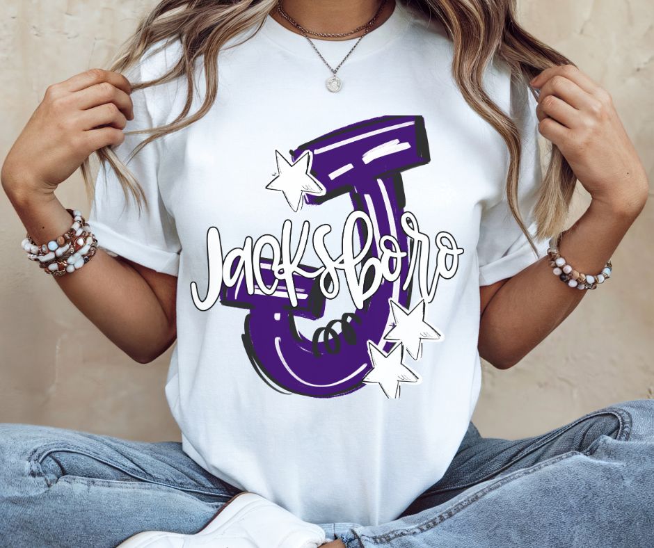 Jacksboro - Purple/White (Hype Squad Mascots) - DTF