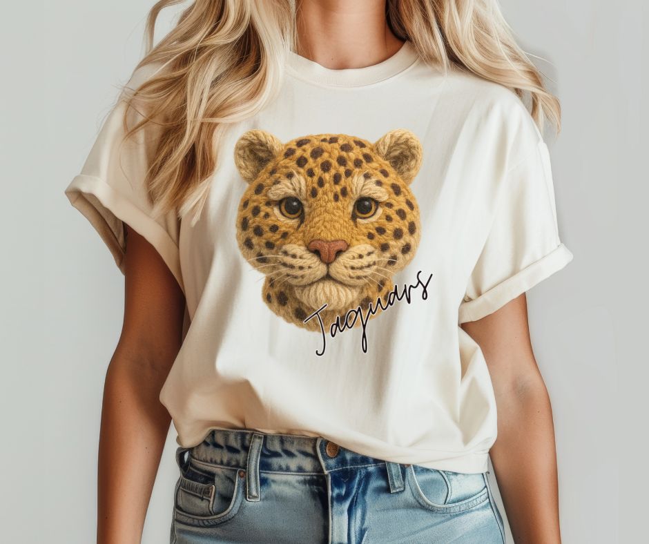 Jaguars (Faux Yarn Mascot) - DTF