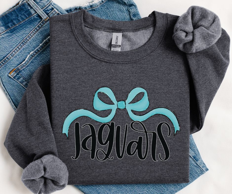 Jaguars (Mint Bow) - DTF