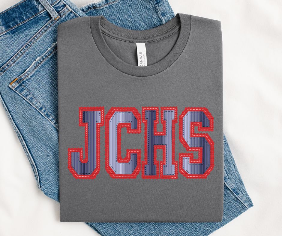 JCHS - Red/Navy (Prepster Mascot) - DTF