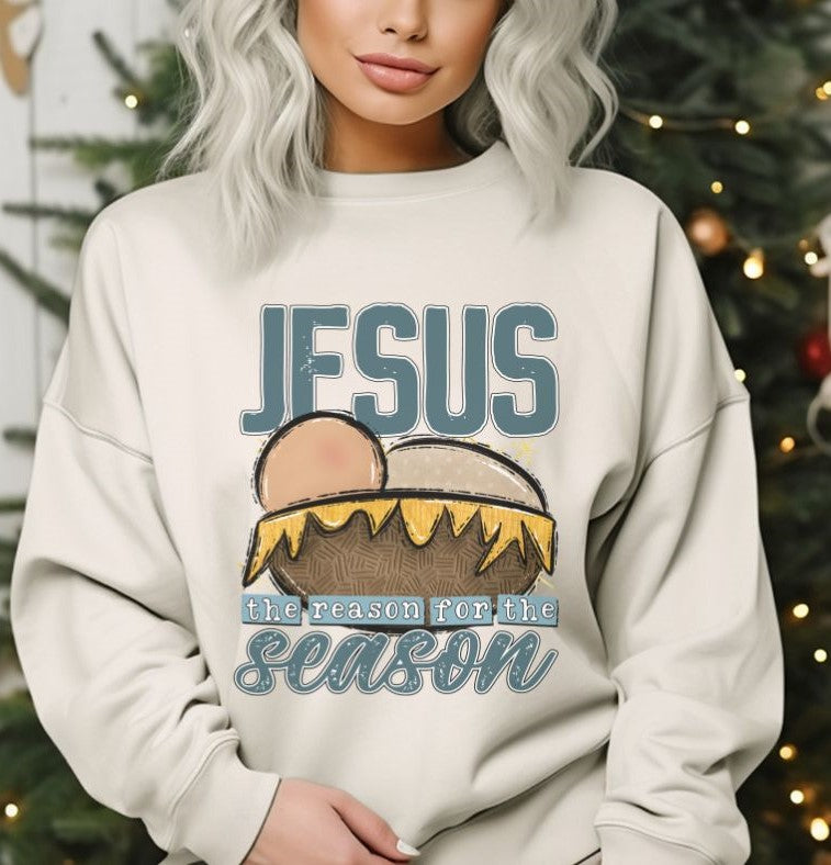 Jesus is the reason for the season (nude flesh color) - DTF