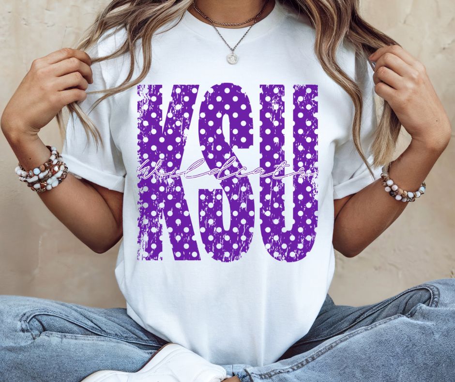 Kansas State (Polka Dot College) - DTF