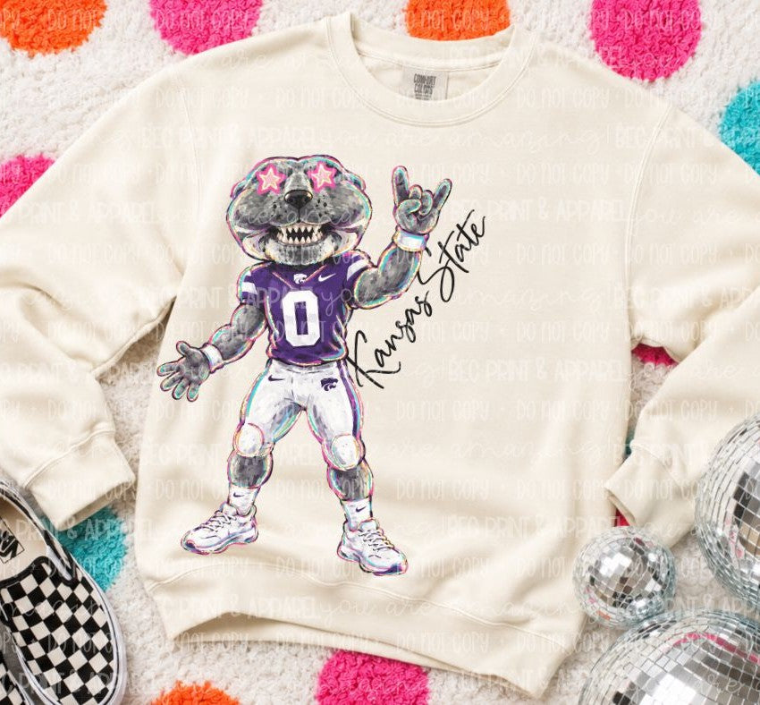 Kansas St (Rockin Mascot College) - DTF