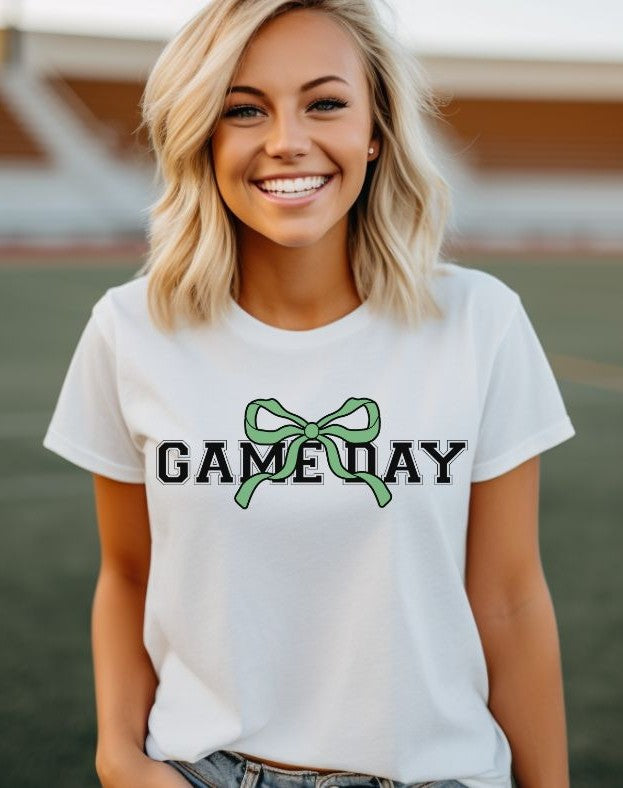 Game Day Coquette (Kelly Green) - DTF