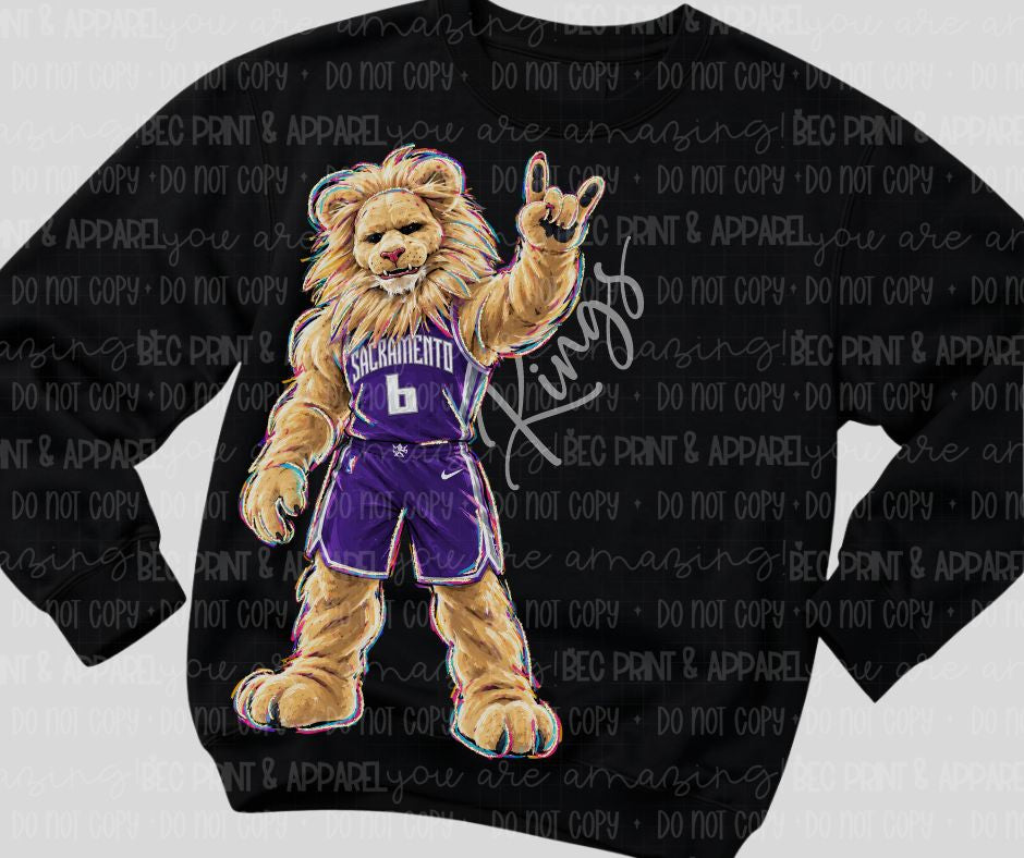 Kings (Rockin NBA Mascot) - DTF