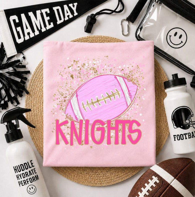 Knights (Pink Splatter Mascot) - DTF