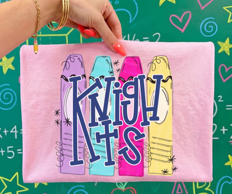 Knights (Crayon Doodle Mascots) - DTF
