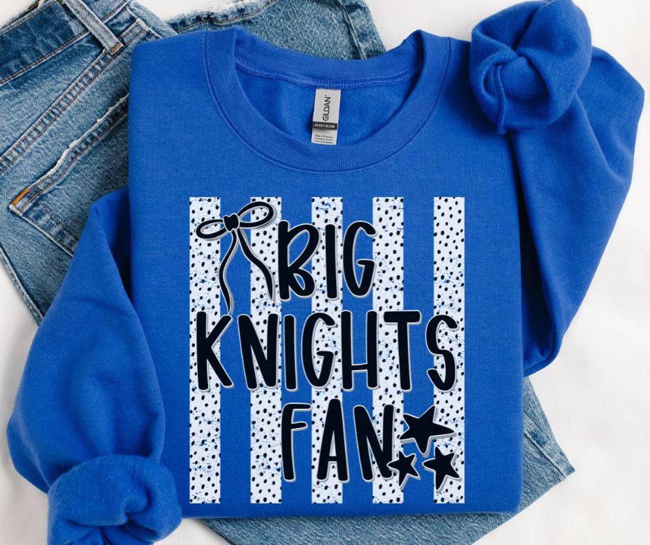 Knights (Dottie Stripes Mascot) - DTF