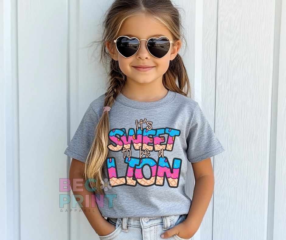 Lion (Sweet to be a - Mascot) - DTF