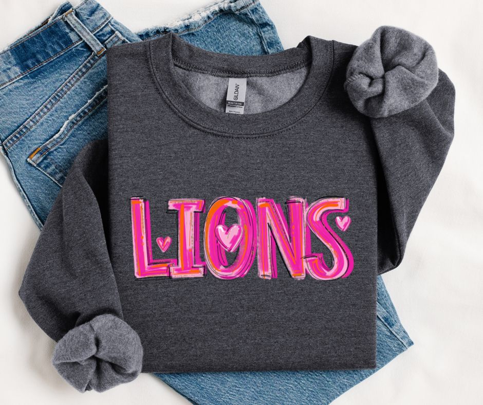 Lions (Pretty in Pink) - DTF