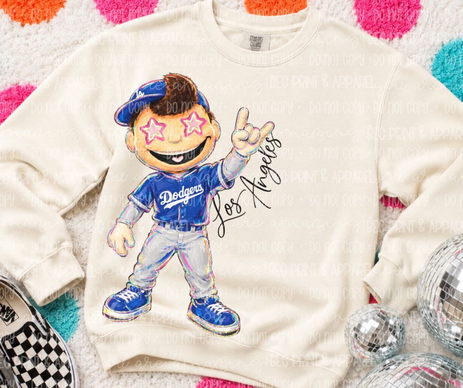 Los Angeles Dodgers (Rockin MLB Mascot) - DTF