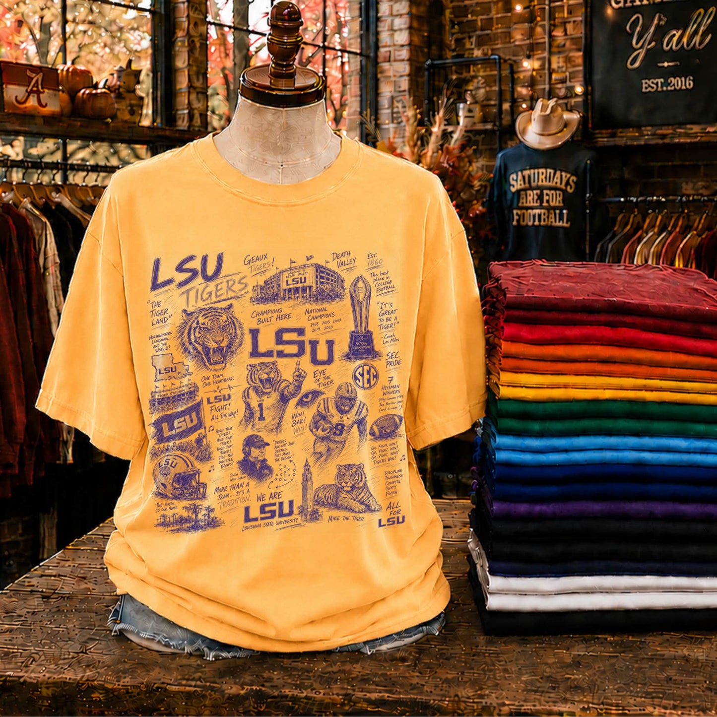 LSU (SEC Collage Teams) - DTF