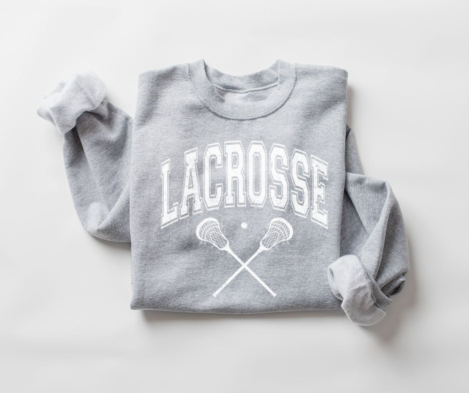 Lacrosse Arched (white) - DTF