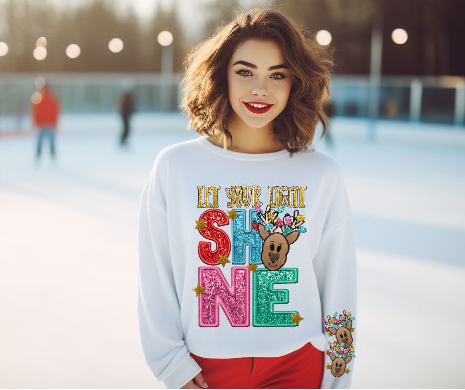 Let your Light Shine (bling look) - DTF