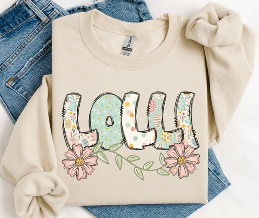 Lolli (Easter Doodle Names) - DTF