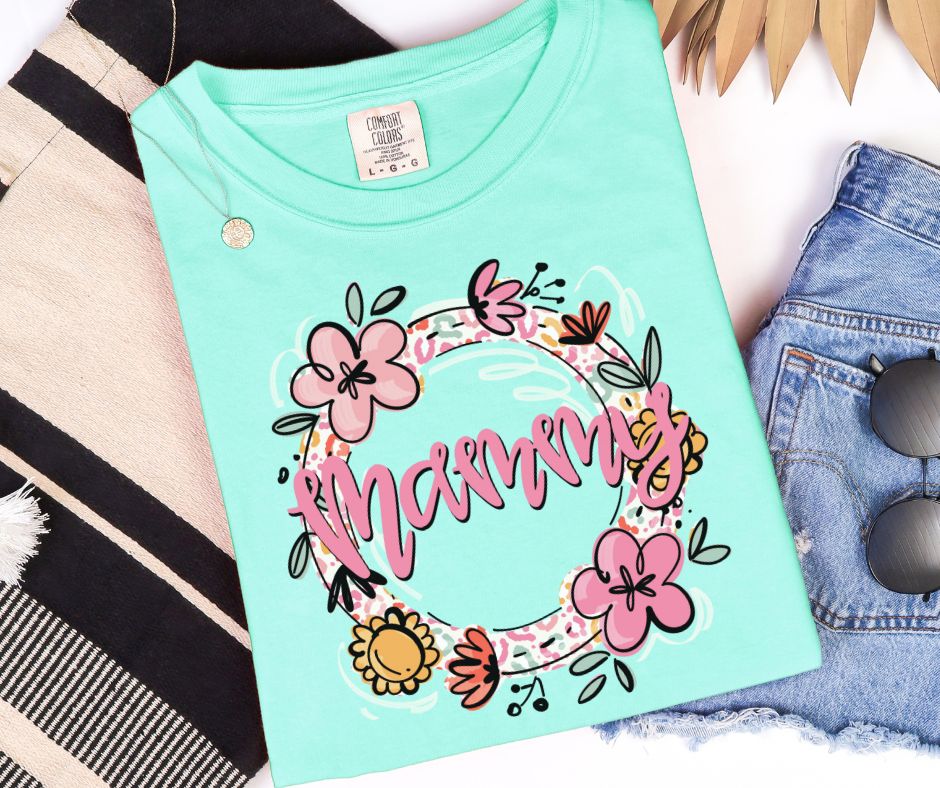 Mammy (Colorful Floral Leopard) - DTF