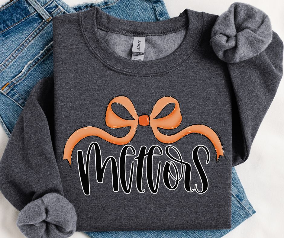 Meteors (Orange Bow) - DTF