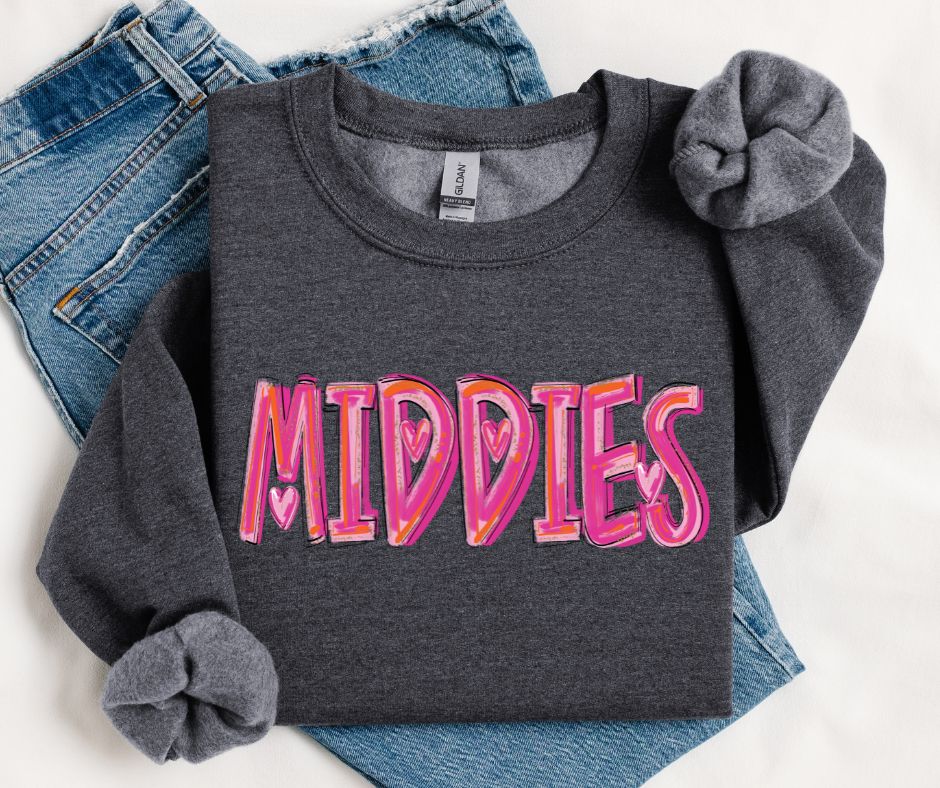 Middies (Pretty in Pink) - DTF