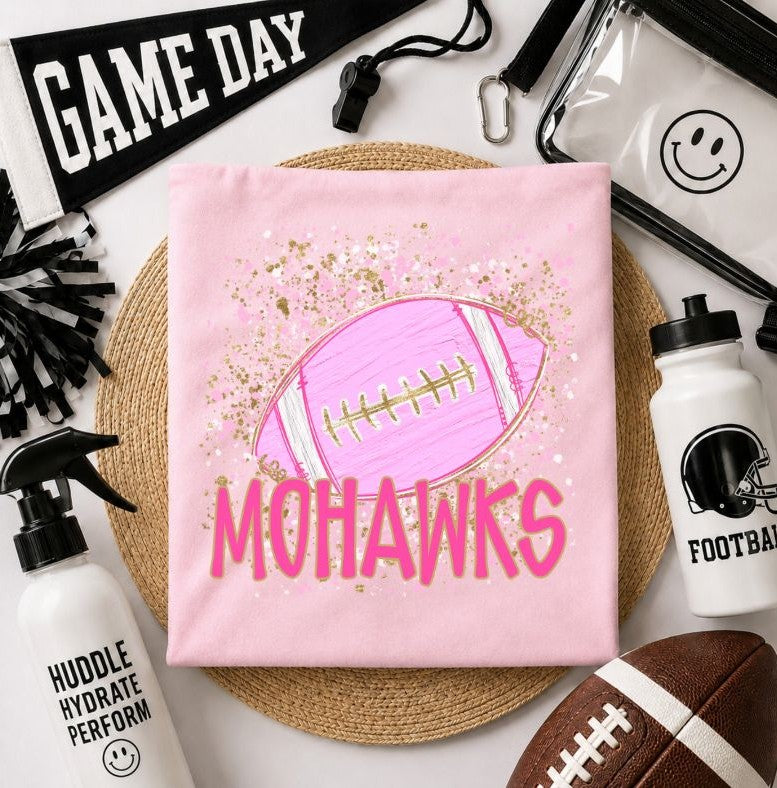 Mohawks (Pink Splatter Mascot) - DTF