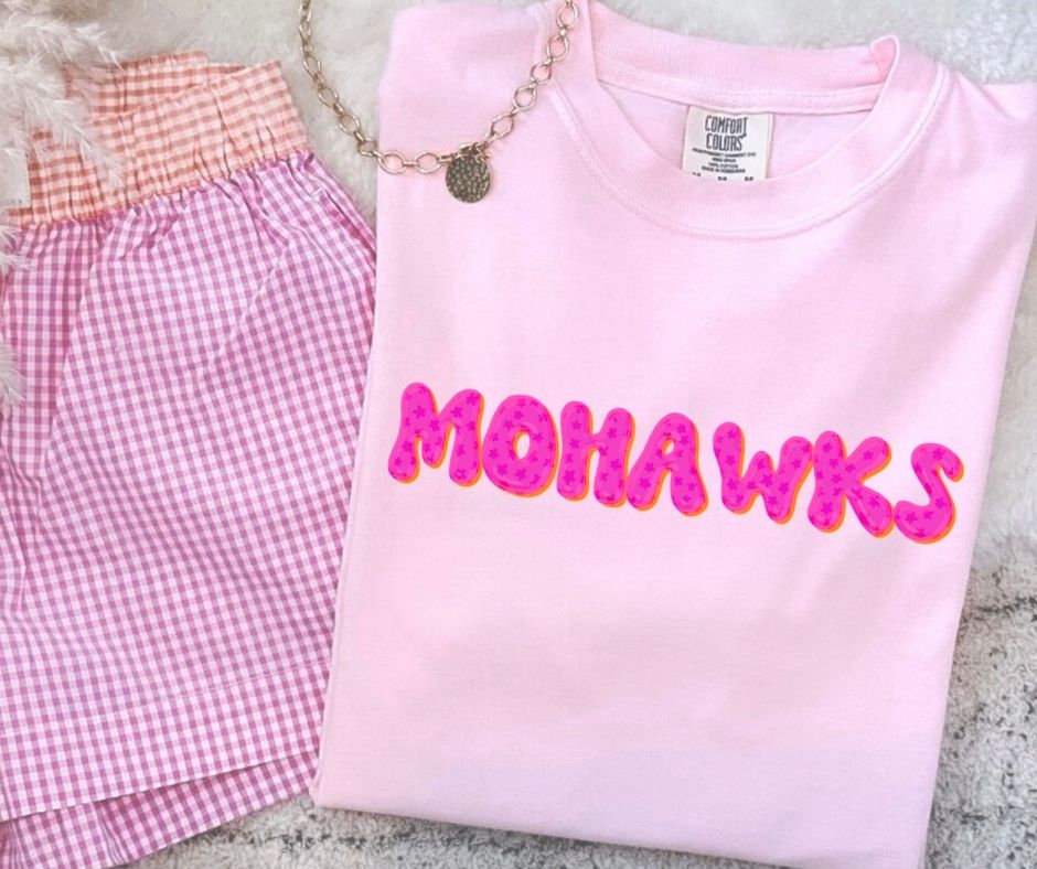 Mohawks (Pink Bubble Stars Mascot) - DTF