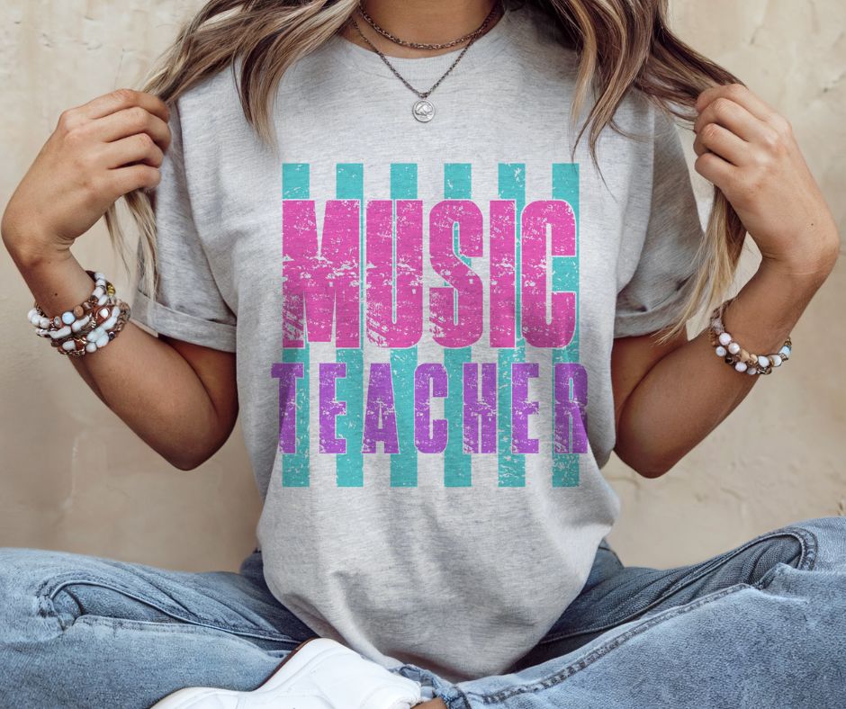 Music Teacher (School Stripes Grade Levels/Occupations) - DTF