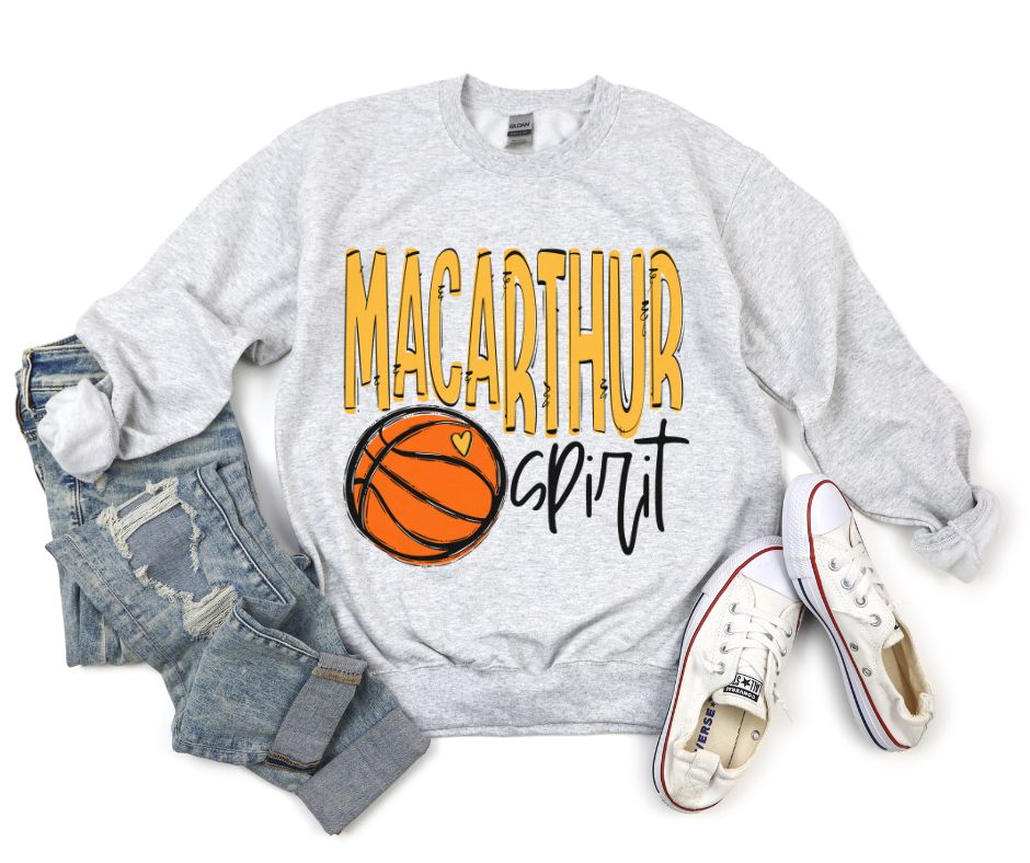 Team Go Spirit MacArthur (Basketball - Yellow Gold) - DTF