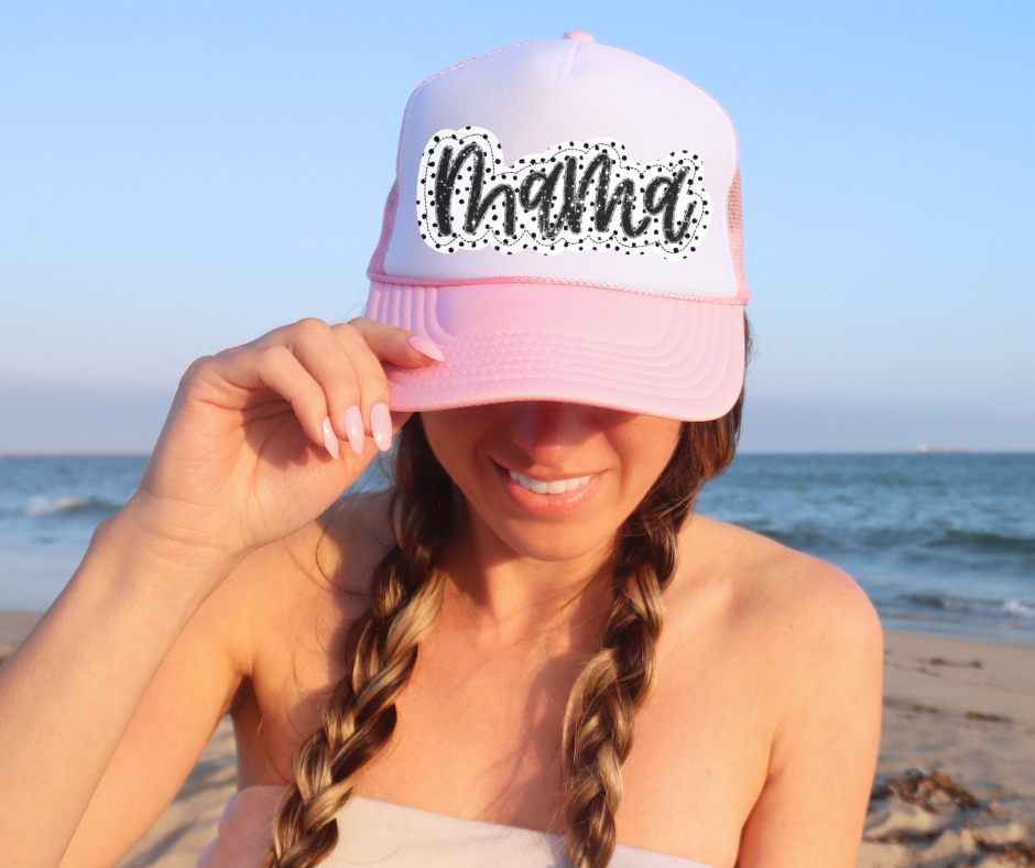 Mama (dotted applique) - DTF