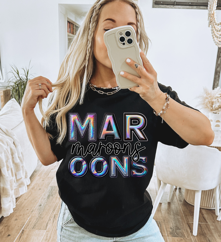 Maroons (Holographic Mascots) - DTF
